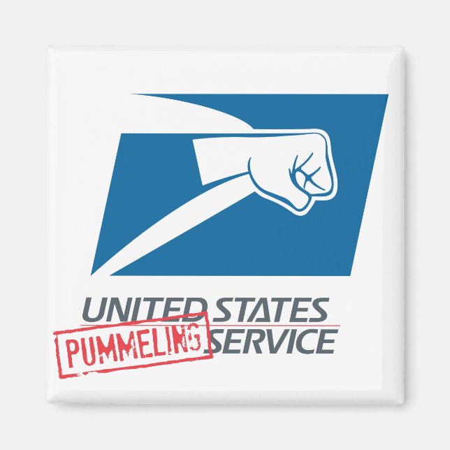 United States Pummeling Service Magnet (Front)