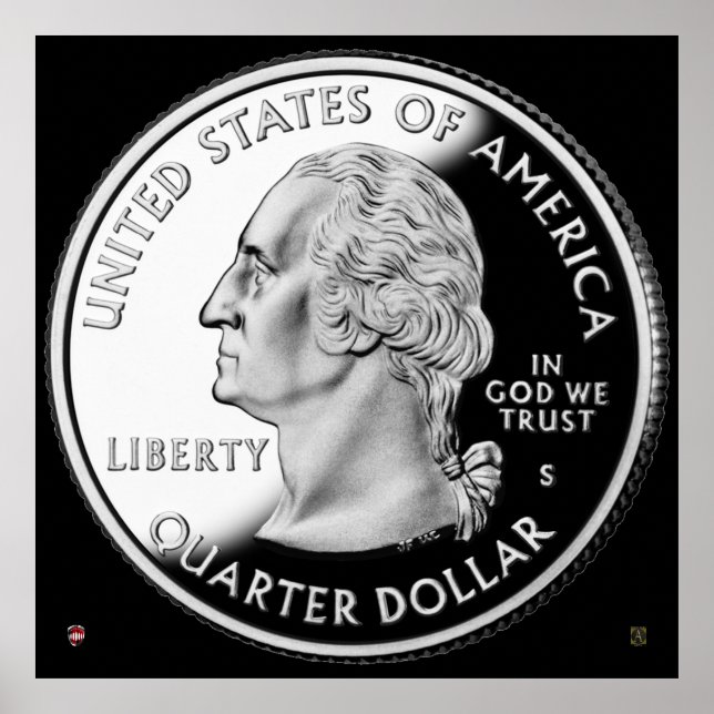 UNITED STATES QUARTER OBVERSE POSTER (Front)