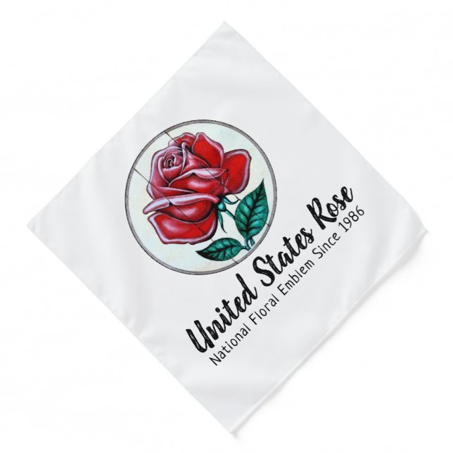 United States Rose Bandana (Front)