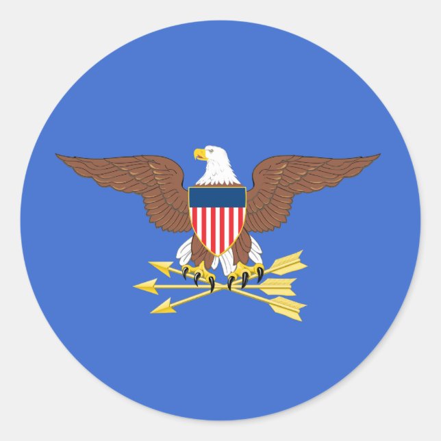 United States Secretary of Defense Classic Round Sticker (Front)