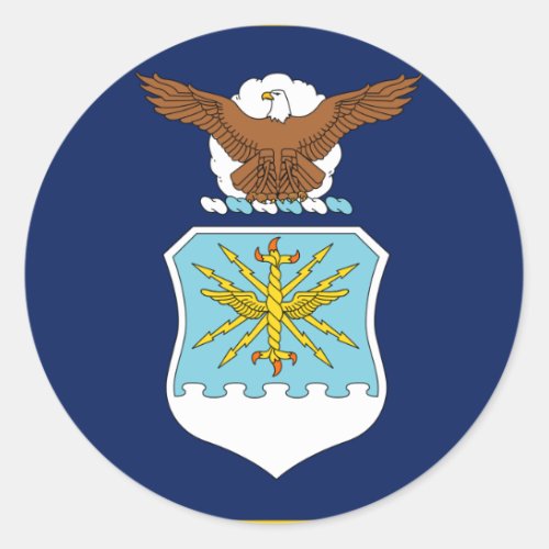 United States Secretary of the Air Force Classic Round Sticker