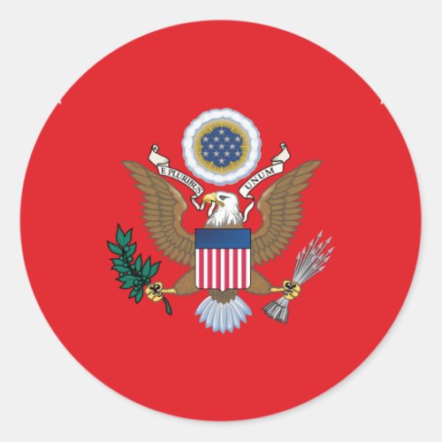 United States Secretary of the Army Classic Round Sticker
