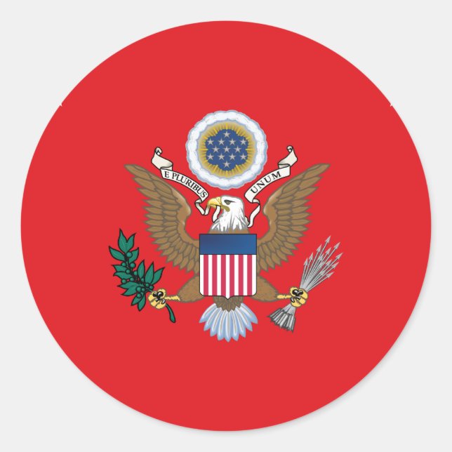 United States Secretary of the Army Classic Round Sticker (Front)