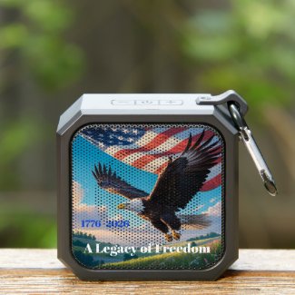 United States Semiquincentennial Eagle Flag 1776 Bluetooth Speaker