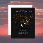 United States Solar Eclipse 4.8.2024 Viewing Party Invitation Postcard<br><div class="desc">🎉 Join the cosmic fiesta with our fun United States American Solar Eclipse viewing Party Invitation Postcard 🌞🌚 Immerse yourself in the enchanting vibes of the celestial dance happening over North America (and beyond) on April 8, 2024! . 🌍🌌 🌑 This stellar invitation depicts a state map of the United...</div>
