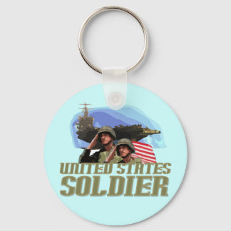 United States Soldier Tshirts and Gifts Keychain