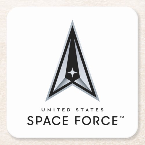 United States Space Force Square Paper Coaster
