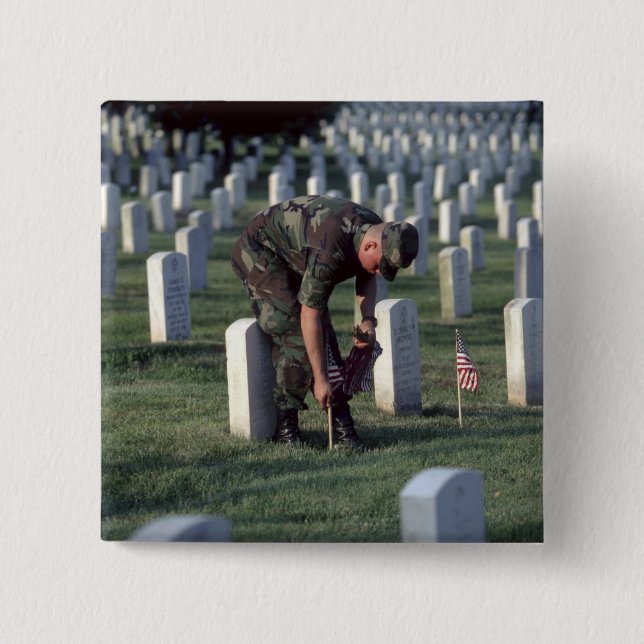 United States, State of Virginia, Arlington. Button (Front)