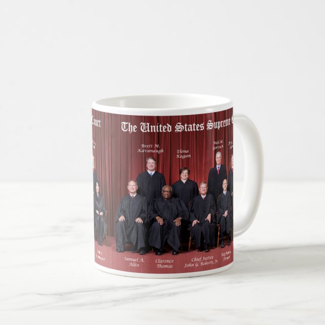 United States Supreme Court Justices 2021 Coffee Mug (Front Right)