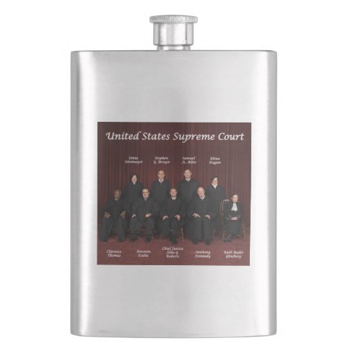 United States Supreme Court Justices Hip Flask