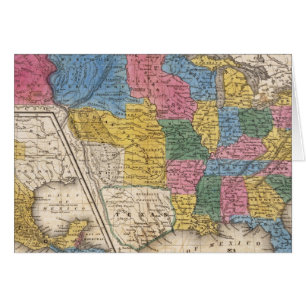 United States Texas Mexico and Guatimala Cards
