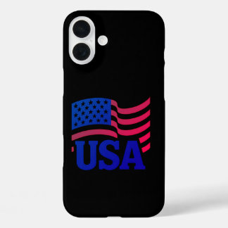 United States Unity Wave iPhone 16 Plus Case