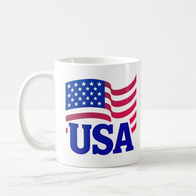 United States Unity Wave Coffee Mug (Left)