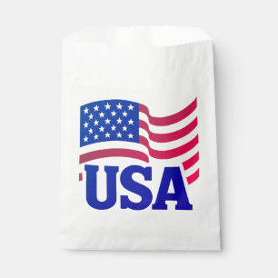 United States Unity Wave Favor Bag