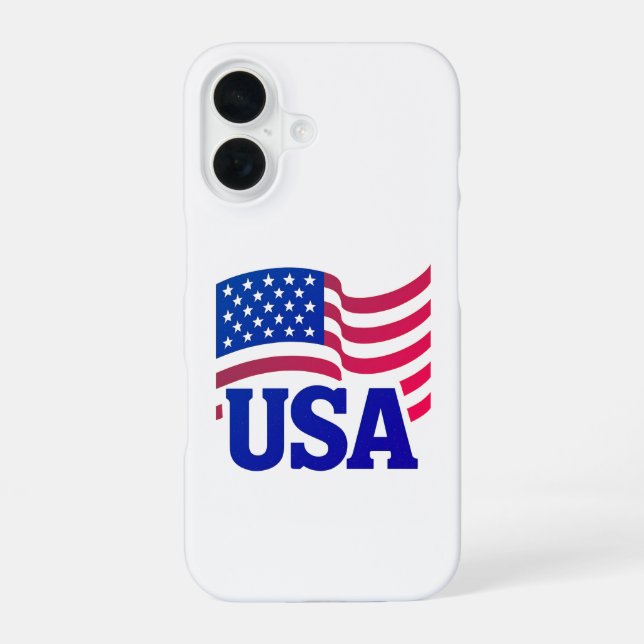 United States Unity Wave Iphone Case (Back)