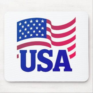 United States Unity Wave Mouse Pad