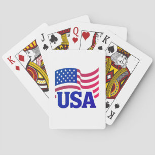 United States Unity Wave Poker Cards