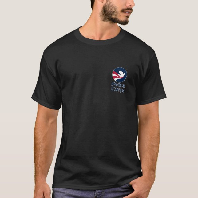 UNITED STATES US PEACE CORPS VOLUNTEER SERVICE Lon T-Shirt (Front)