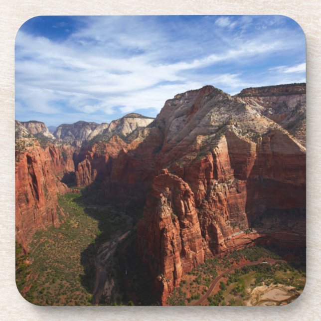 United States, Utah, Zion National Park Beverage Coaster (Front)