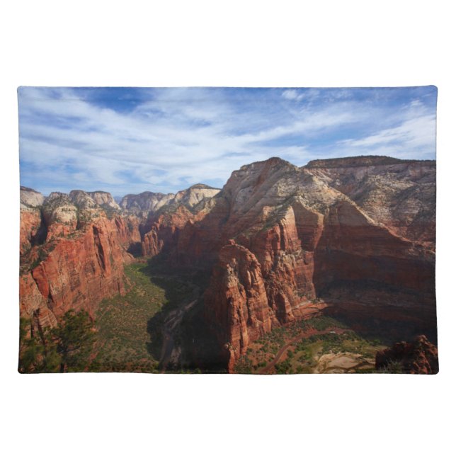 United States, Utah, Zion National Park Cloth Placemat (Front)