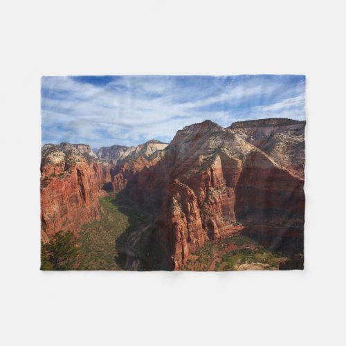United States Utah Zion National Park Fleece Blanket