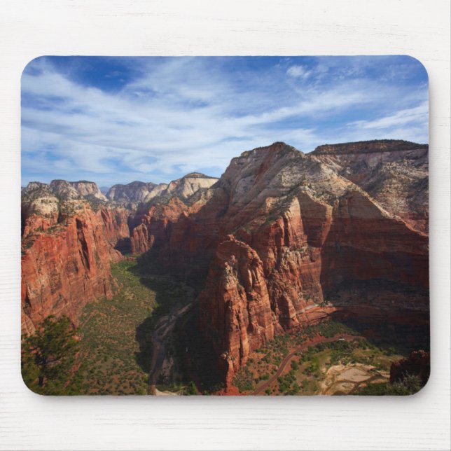 United States, Utah, Zion National Park Mouse Pad (Front)