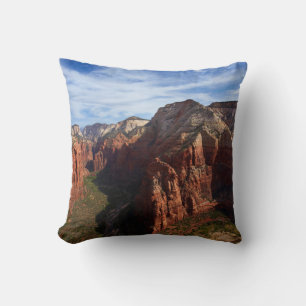 United States, Utah, Zion National Park Throw Pillow