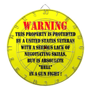 UNITED STATES VETERAN DARTBOARD