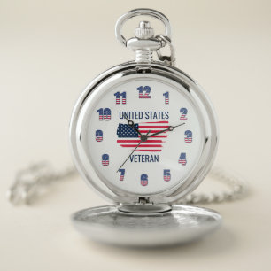 United States Veteran Pocket Watch