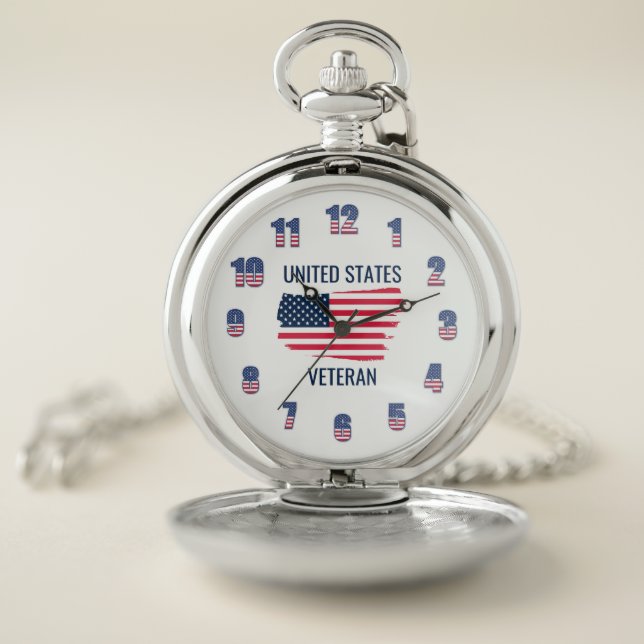 United States Veteran Pocket Watch (Inside)