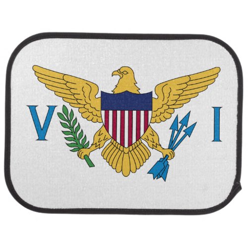 United States Virgin Islands Flag Car Floor Mat