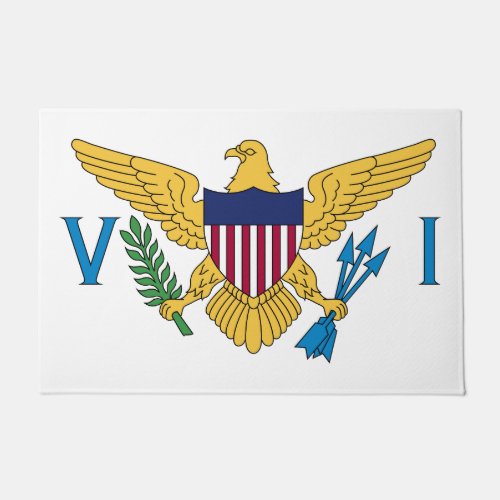 United States Virgin Islands Flag Doormat