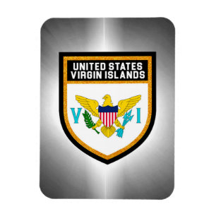 United States Virgin Islands Flag Magnet