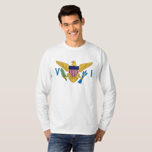 United States Virgin Islands Flag T_Shirt