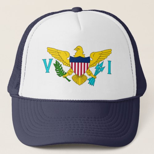 United States Virgin Islands Flag Trucker Hat