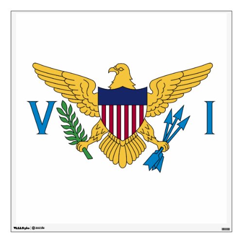 United States Virgin Islands Flag Wall Decal