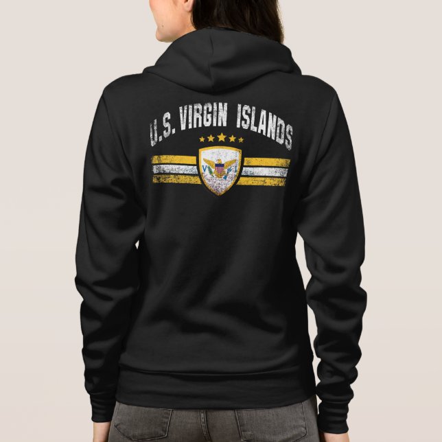 United States Virgin Islands Hoodie (Back)