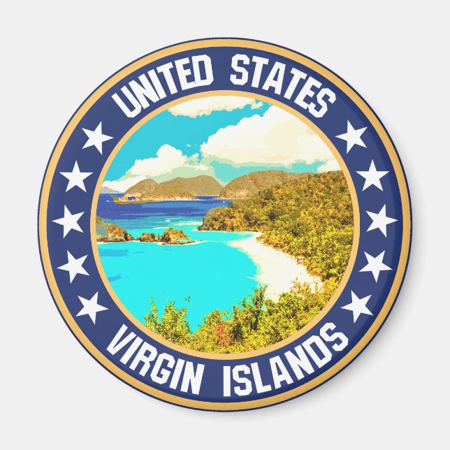 United States Virgin Islands                       Magnet (Front)