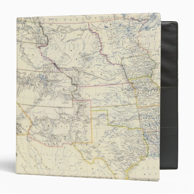 United States W 3 Ring Binder (Front/Inside)