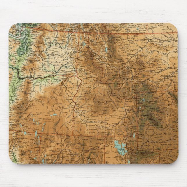 United States western section Mouse Pad (Front)