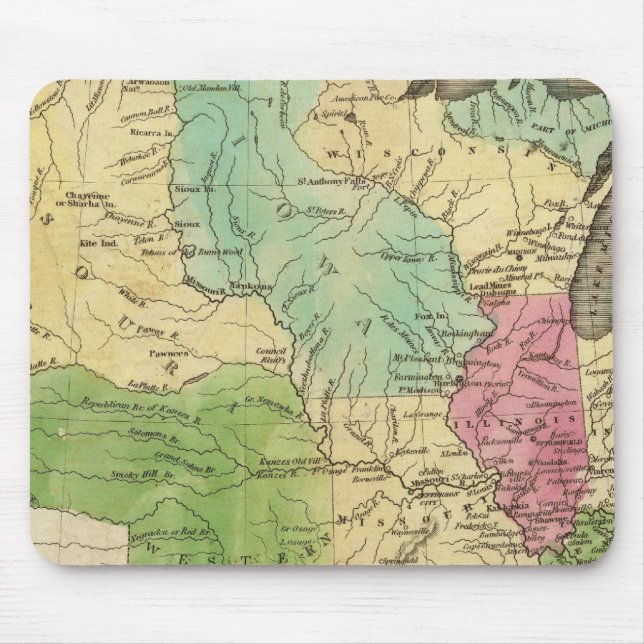 United States with Eastern States Mouse Pad (Front)