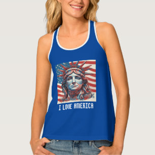 United States Women Tank Top