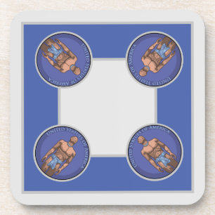 United Statues of America Official Swag Gear Beverage Coaster