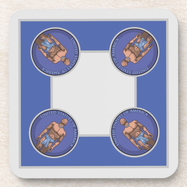 United Statues of America Official Swag Gear Beverage Coaster (Front)