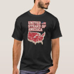 United Steaks Of America T-shirt at Zazzle