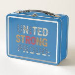 United Storng proud  Metal Lunch Box