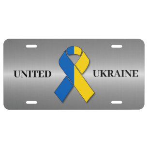 United Ukraine License Plate