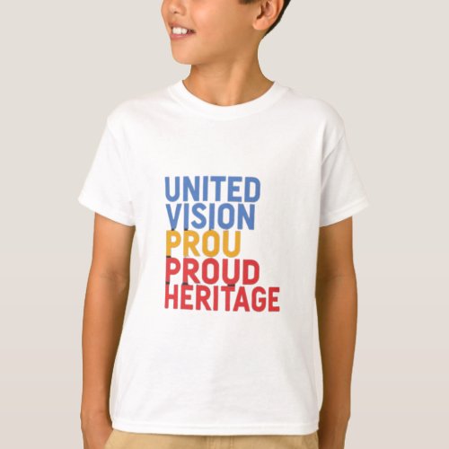 United Vision Proud Heritage T_Shirt T_Shirt