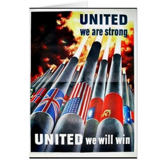 United We Are Strong Cards (Front)