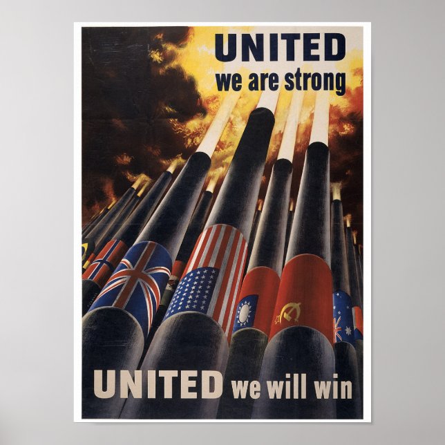 United We Are Strong Poster (Front)